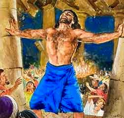 Samson Destroys The Temple